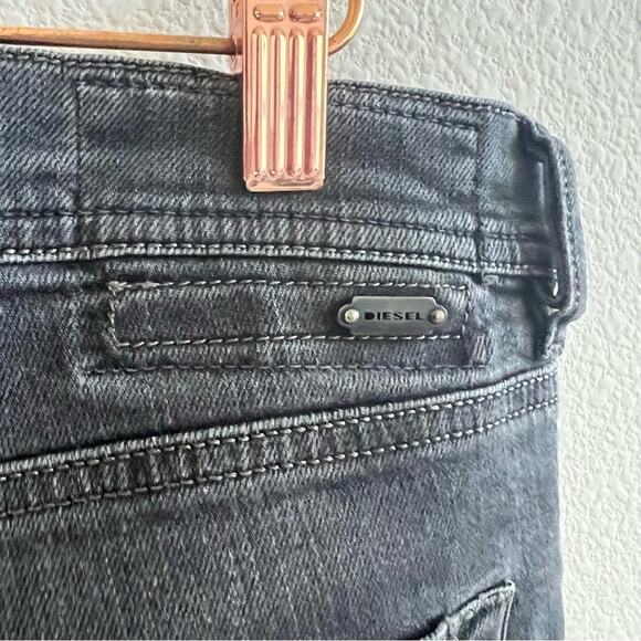 Diesel Men's Tepphar Slim Carrot Jeans Black Wash Button Fly W27 L32 - Picture 6 of 13